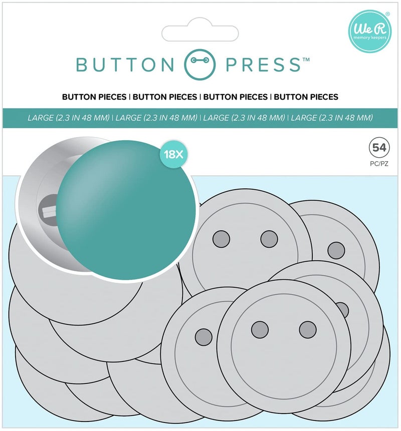 We R Memory Keepers Button Press Refill Pack 18/Pkg-Large (58mm) - Image 4
